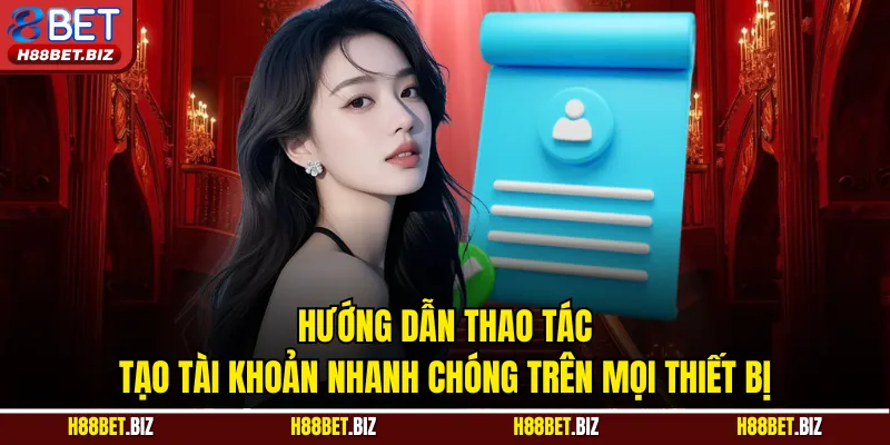 Hướng dẫn thao tác tạo tài khoản nhanh chóng trên mọi thiết bị
